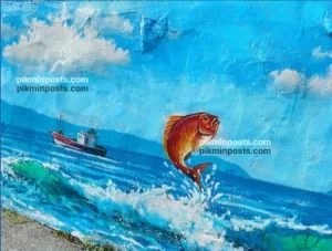 참돔은 튀어오르기 를 사용했다!