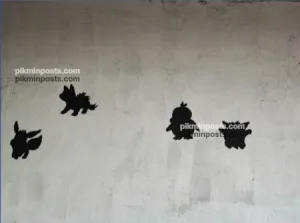 Pokemon en la pared
